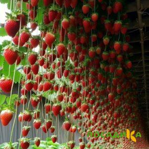Клубника ампельная Анастасия купить по цене от 370р. в интернет-магазине «Посадика» с доставкой почтой в в Данилове и по всей России – [изображение №1].